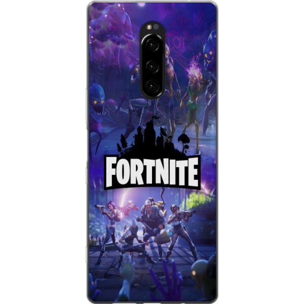 Sony Xperia 1 Gennemsigtig cover Fortnite