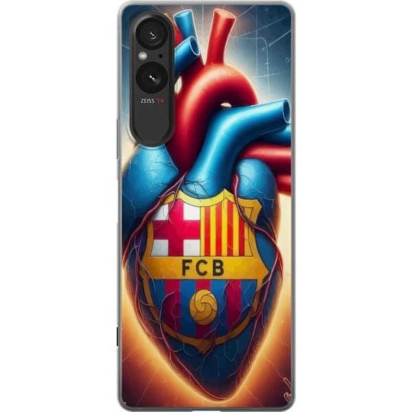 Sony Xperia 10 VI Gennemsigtig cover FCB Hjerte