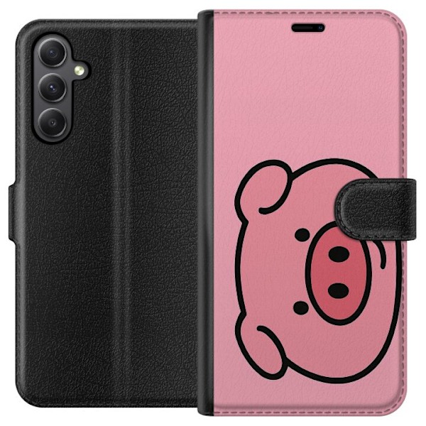 Samsung Galaxy S23 FE Plånboksfodral Kawaii Piggy