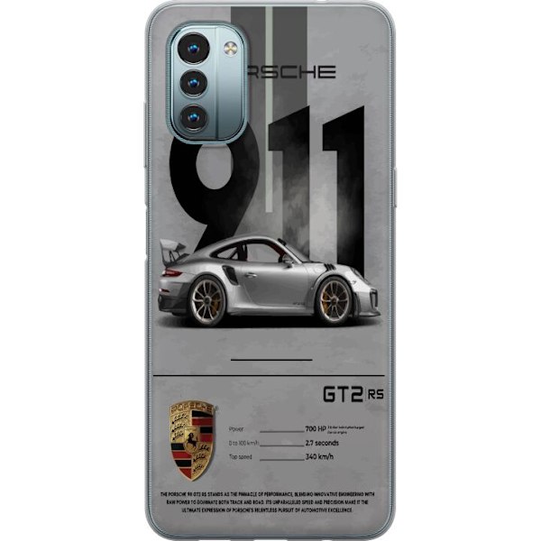 Nokia G11 Genomskinligt Skal Porsche 911