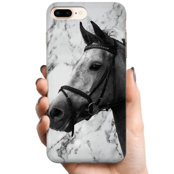 Apple iPhone 8 Plus TPU Mobilcover Hest