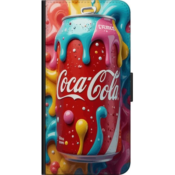 Kompatibelt Lommeboketui til Samsung Galaxy A20s Color Splash-boks