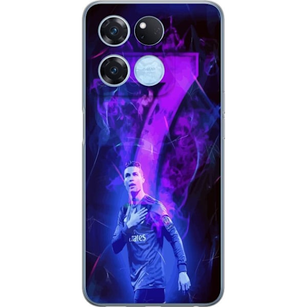 OnePlus Ace Racing Genomskinligt Skal Ronaldo 7 – Fotbollslegend i Action för Fans
