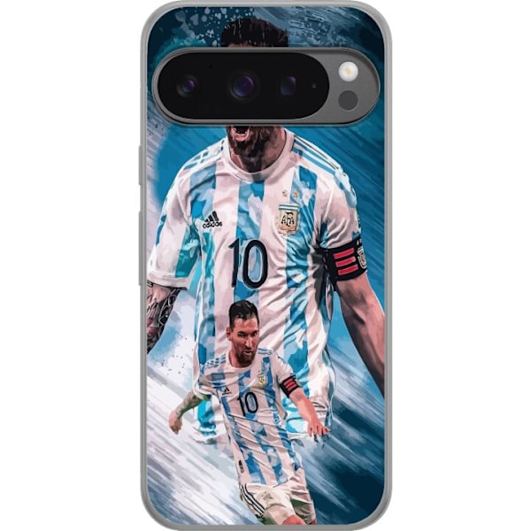 Google Pixel 9 Pro XL Gennemsigtig cover Lionel Andrés Messi