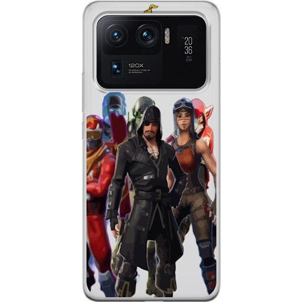 Xiaomi Mi 11 Ultra Gennemsigtig cover Fortnite