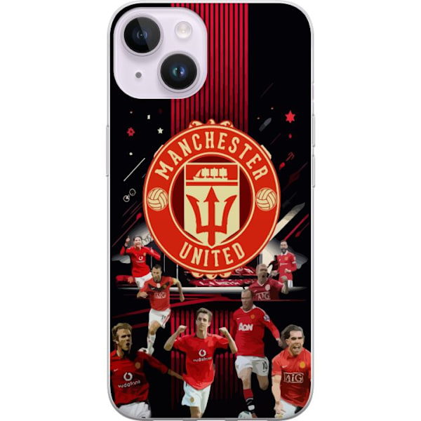 Apple iPhone 14 Gennemsigtig cover Manchester United F.C.