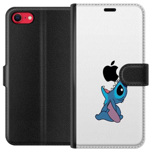 Kompatibel Tegnebogsetui til Apple iPhone 8 Stitch Apple