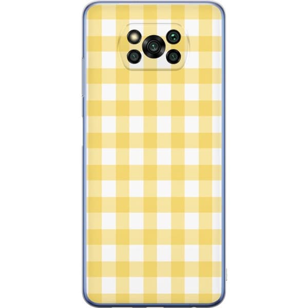 Kompatibelt Mobildeksel til Xiaomi Poco X3 Pro Gule solruter gul
