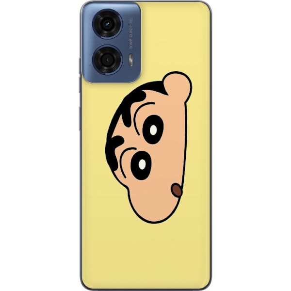 Motorola Moto G24 Gjennomsiktig deksel Peeking Shinchan