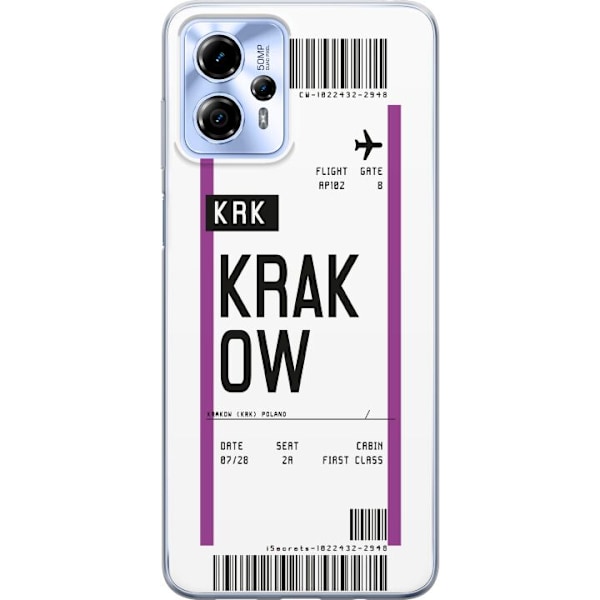 Motorola Moto G13 Gennemsigtig cover Krakow