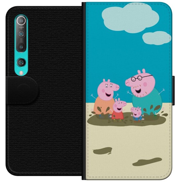 Xiaomi Mi 10 5G Lompakkokotelo Greta Possu Perhe Jori Mutapuro Lasten Kuva Sarja Suosittu Lasten Hahmo Ilo