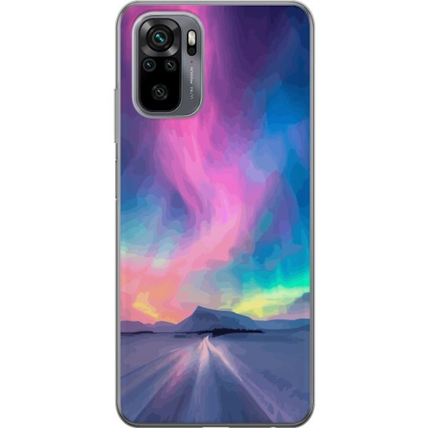 Xiaomi Redmi Note 10 Gennemsigtig cover Nordlys