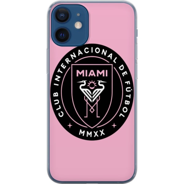 Apple iPhone 12 mini Läpinäkyvä kuori Inter Miami CF