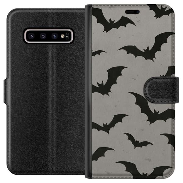 Kompatibelt Lommeboketui til Samsung Galaxy S10+ Flutterprint