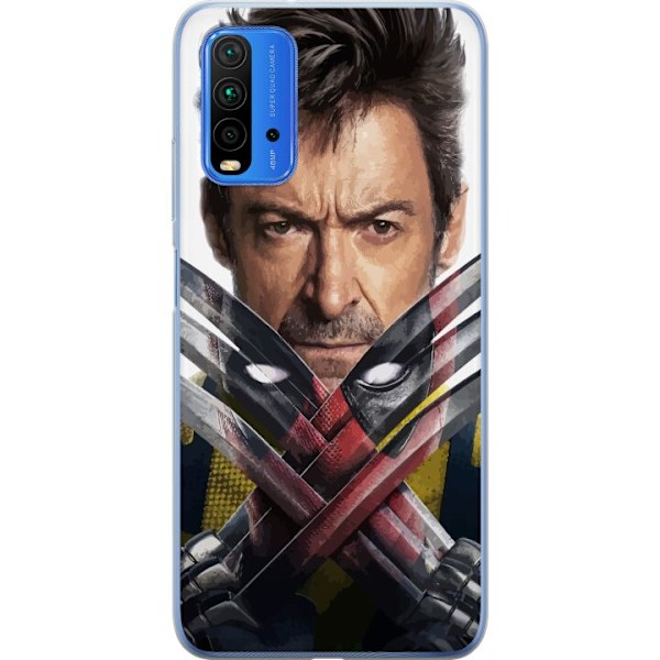 Xiaomi Redmi Note 9 4G Gennemsigtig cover Deadpool & Wolverine