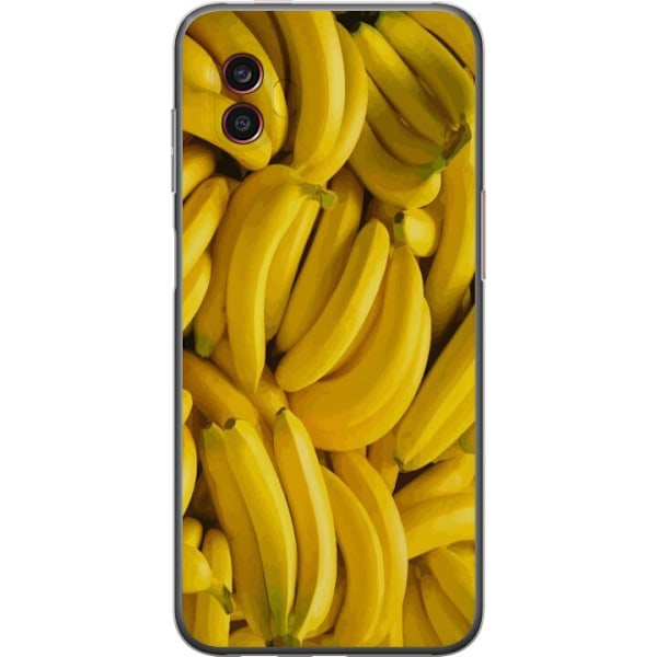 Samsung Galaxy Xcover6 Pro Gjennomsiktig deksel Banana mønste
