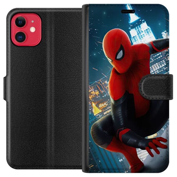 Kompatibel Tegnebogsetui til Apple iPhone 11 Spiderman