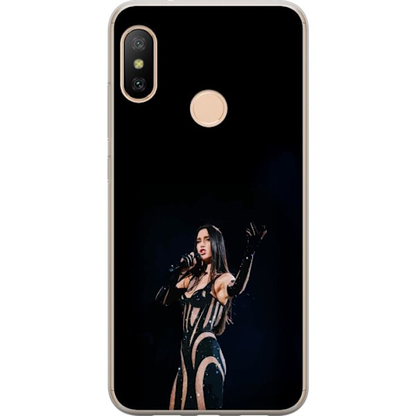 Xiaomi Redmi 6 Pro Läpinäkyvä kuori Dua Lipa – Pop Star Aesthetic