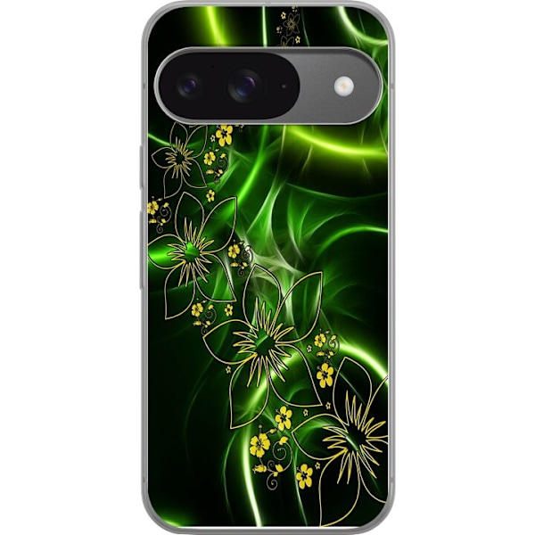 Google Pixel 9 Pro Gennemsigtig cover Blomster