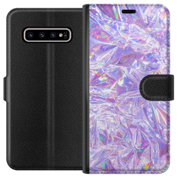 Kompatibelt Lommeboketui til Samsung Galaxy S10+ Glitre