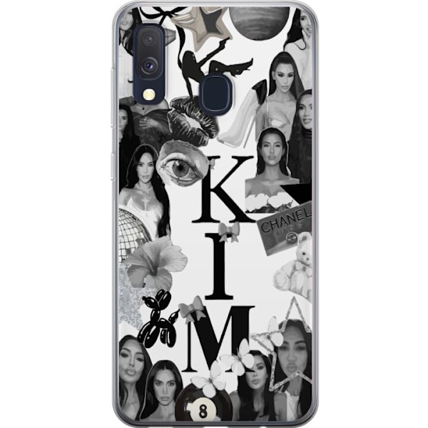 Samsung Galaxy A40 Genomskinligt Skal Kim Kardashian – Aesth