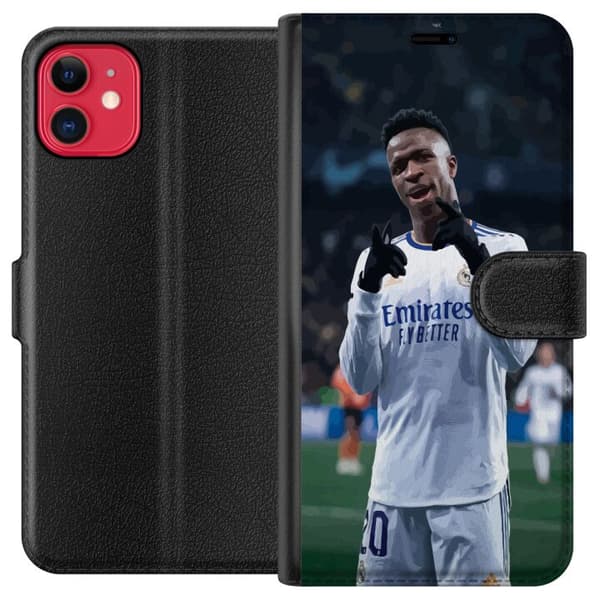 Kompatibel Tegnebogsetui til Apple iPhone 11 Vinícius Júnior (Real Madrid)