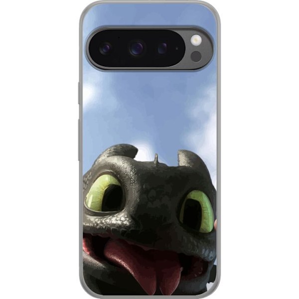 Google Pixel 9 Pro XL Genomskinligt Skal How to Train Your Dragon (Draktränaren)