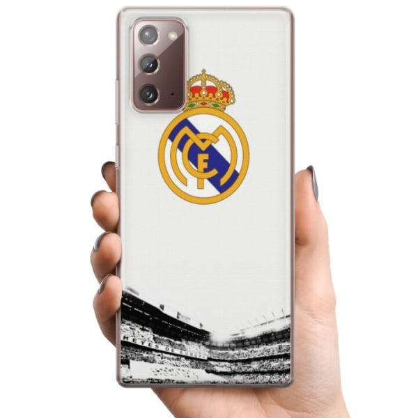 Samsung Galaxy Note20 TPU Matkapuhelimen kuori Real Madrid CF