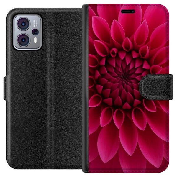 Motorola Moto G23 Lompakkokotelo Rosecore
