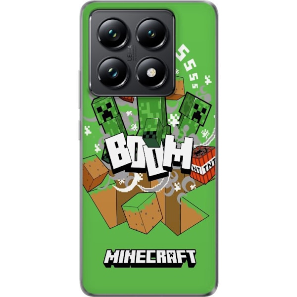 Xiaomi 14T Läpinäkyvä kuori Minecraft Boom