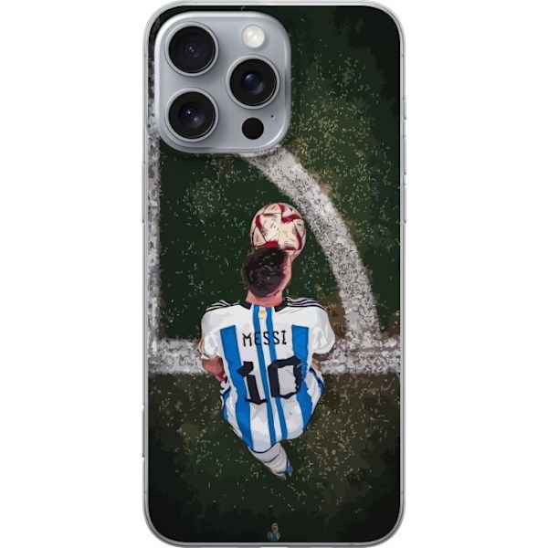 Apple iPhone 16 Pro Max Gjennomsiktig deksel Messi