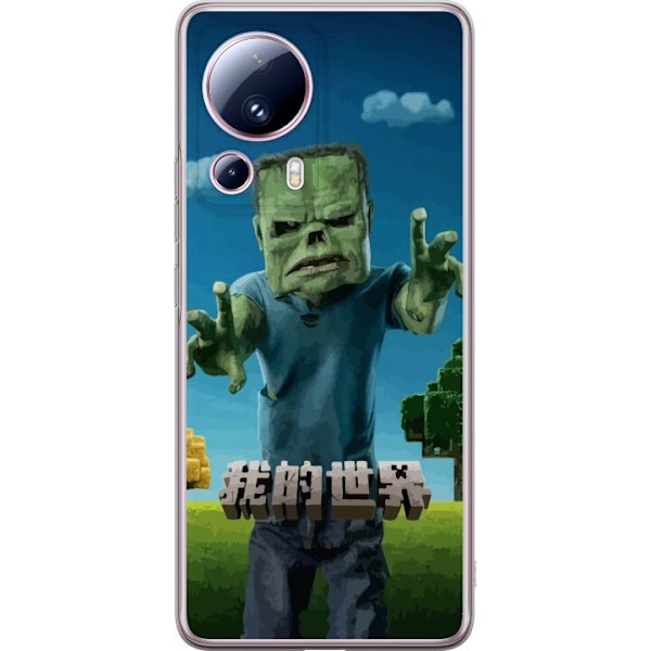 Xiaomi 13 Lite Läpinäkyvä kuori A Minecraft Movie