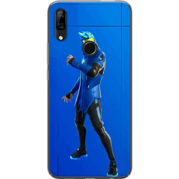 Huawei P Smart Z Gennemsigtig cover Fortnite - Ninja Blue