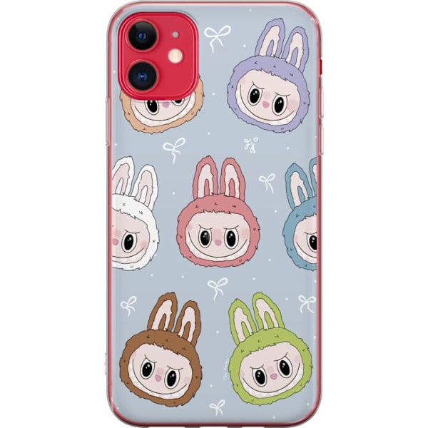 Apple iPhone 11 Läpinäkyvä kuori Tähtikuvioitu hirviöasenne
