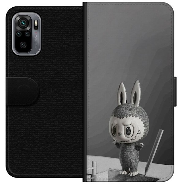 Xiaomi Redmi Note 10S Tegnebogsetui Pop Mart MEGA LABUBU LABUBU Sketch 1000%