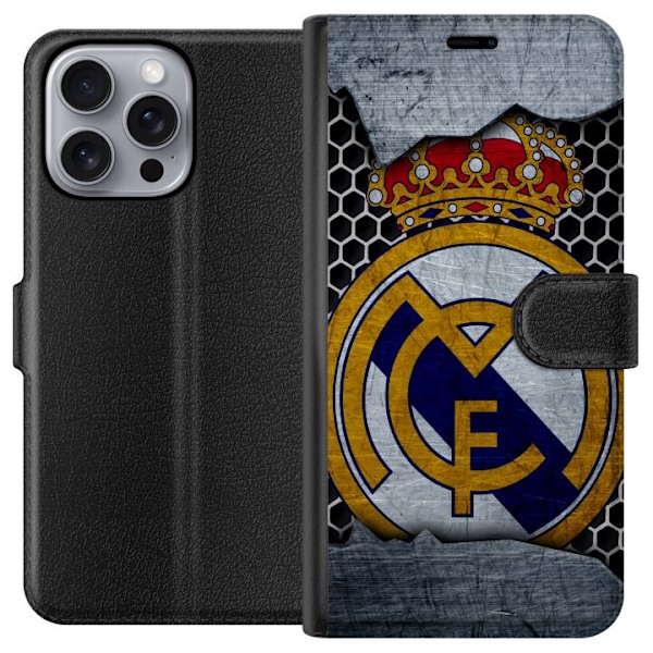 Apple iPhone 16 Pro Max Lompakkokotelo Real Madrid