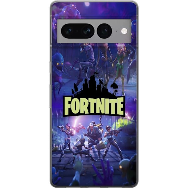 Google Pixel 7 Pro Gennemsigtig cover Fortnite