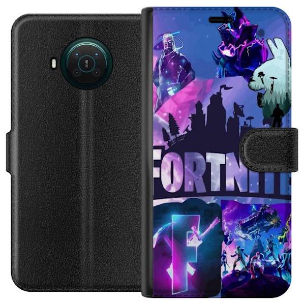 Nokia X10 Plånboksfodral Fortnite