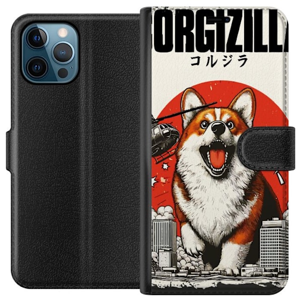 Apple iPhone 12 Pro Max Plånboksfodral Corgizilla