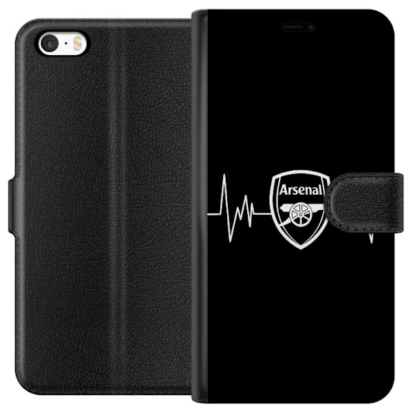 Apple iPhone 5s Plånboksfodral Arsenal