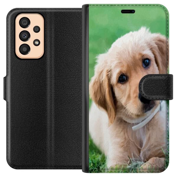 Kompatibelt Plånboksfodral till Samsung Galaxy A33 5G Hund