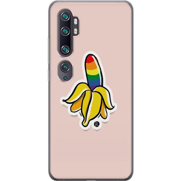 Xiaomi Mi Note 10 Gennemsigtig cover Glad Banan