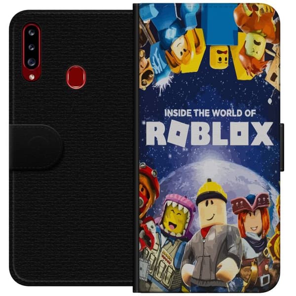 Kompatibelt Plånboksfodral till Samsung Galaxy A20s Roblox