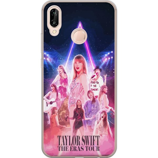 Huawei P20 lite Gennemsigtig cover Taylor Swift Galaxy Neon