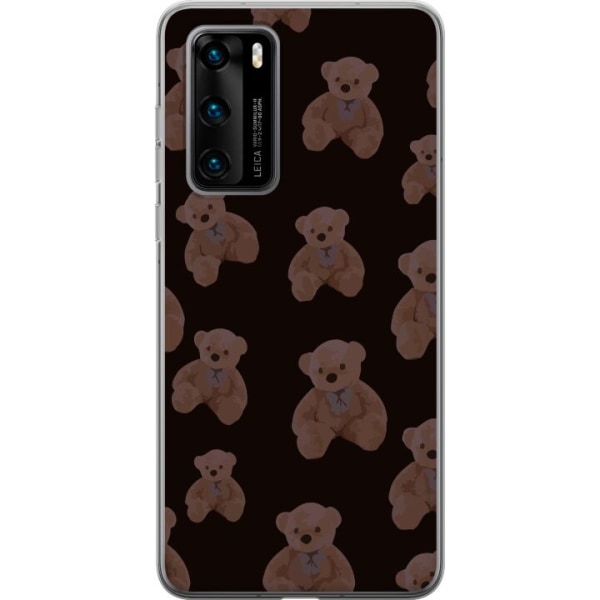 Huawei P40 Gennemsigtig cover En bjørn flere bjørne