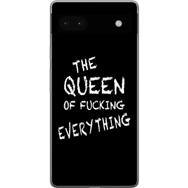 Google Pixel 6a Läpinäkyvä kuori Kuningatar