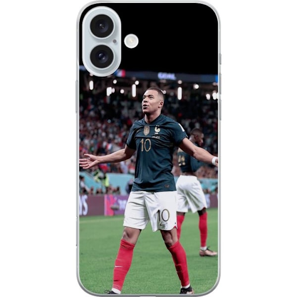 Apple iPhone 16 Plus Läpinäkyvä kuori Mbappe