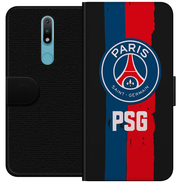 Nokia 2.4 Tegnebogsetui Paris Saint-Germain F.C.