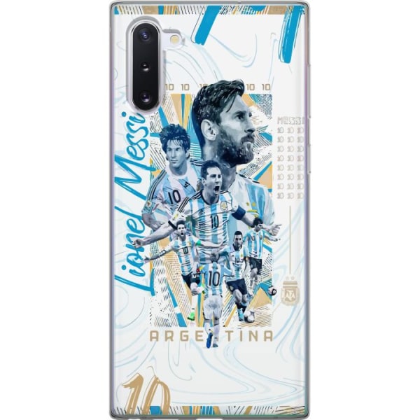 Samsung Galaxy Note10 Gennemsigtig cover Lionel Messi