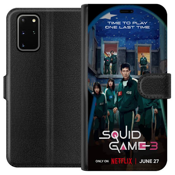 Samsung Galaxy S20+ Plånboksfodral Squid Game Säsong 3 Seriefigurer Populärt TV Serie Motiv Ikoner Spänning Drama Asiatisk Design Trend